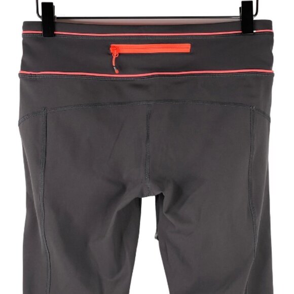 Lululemon Pace Queen Tight 6 Mid Rise 7/8 Length Full On Luxtreme Stretch Gray - Picture 7 of 10